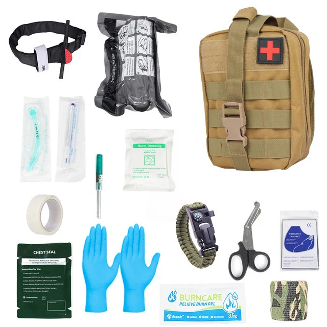 Tactical First Aid Kit Outdoor Adventure Care