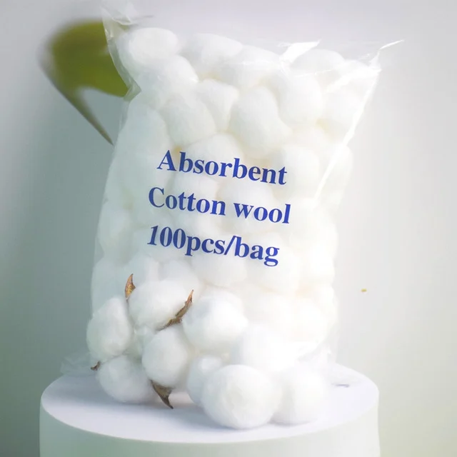 100% cotton Sterile Cotton Balls for medical